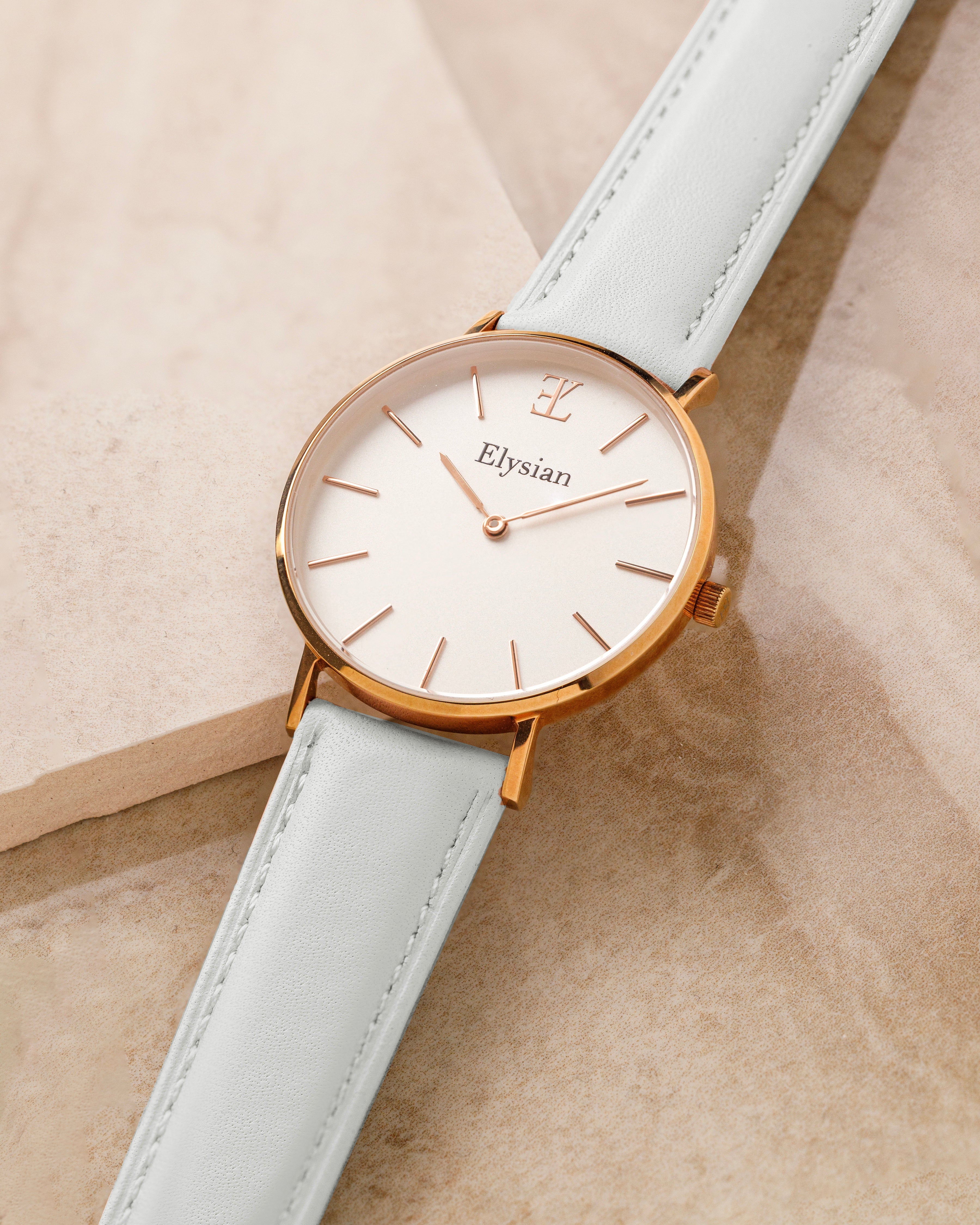 elysian-rose-gouden-dames-horloge-wit-plaat-wit-klassiek-leder-horlogeband-ELY01240-detail