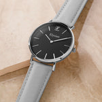 elysian-zilveren-dames-horloge-zwart-plaat-grijs-klassiek-leder-horlogeband-ELY02120-detail