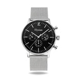 elysian-zilveren-heren-horloge-zwart-plaat-zilver-mesh-horlogeband-ELYWM01131-front