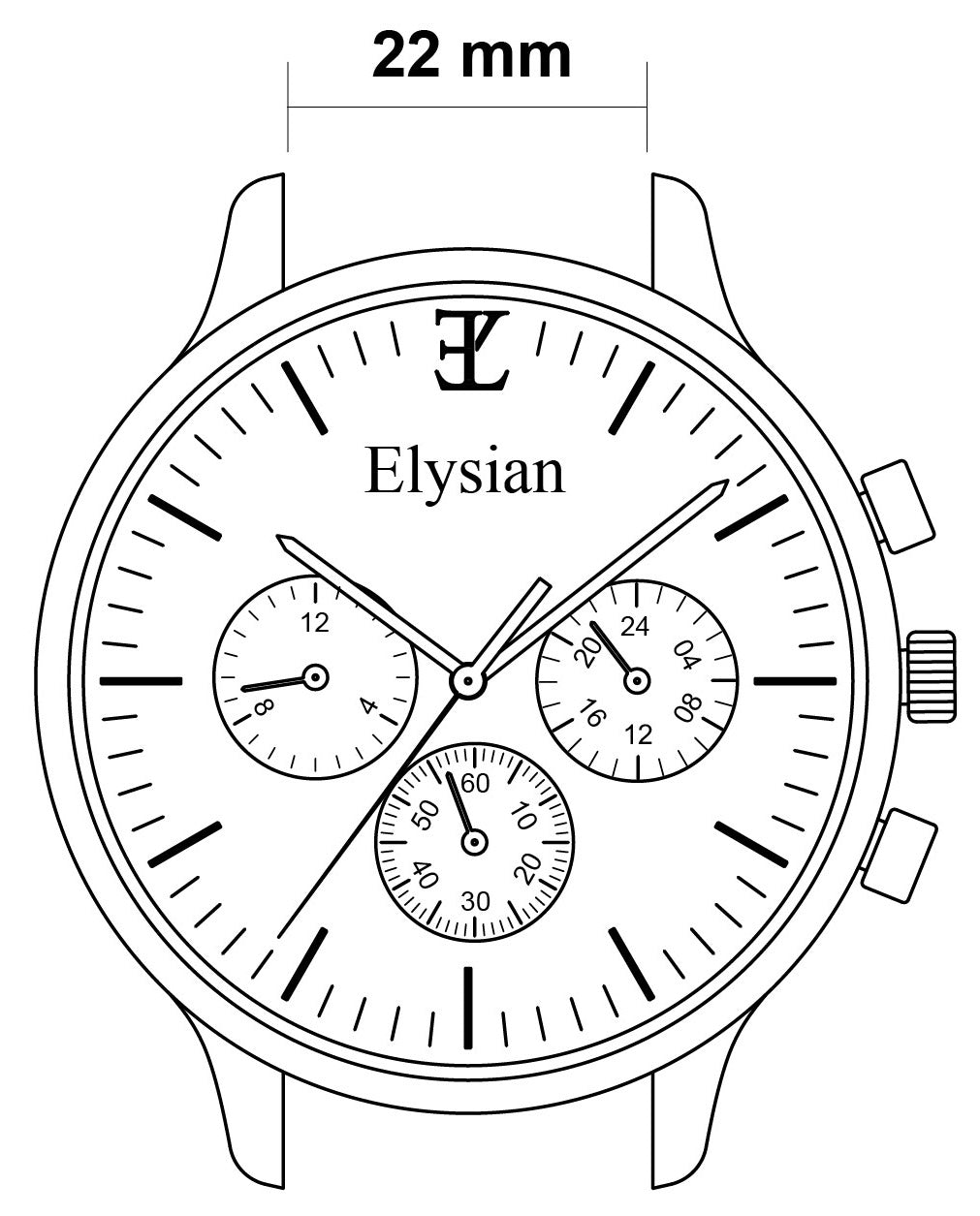 elysian-croco-leder-heren-horlogeband-zwart-ELYSM0430-drawings_strapsize_22mm
