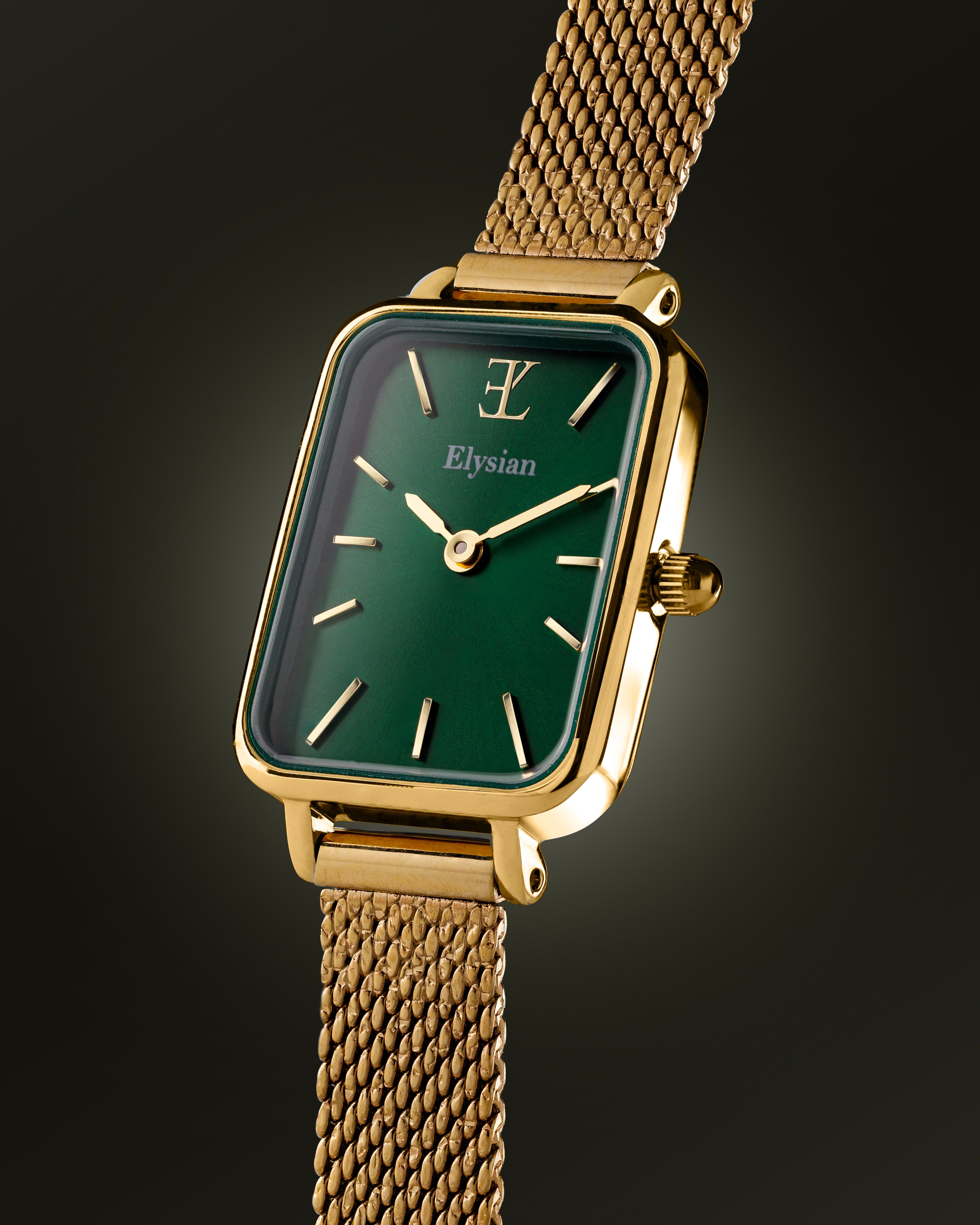 elysian-gouden-dames-horloge-groen-plaat-goud-mesh-horlogeband-ELYWW20416-scene1