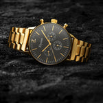 elysian-gouden-heren-horloge-zwart-plaat-goud-schakelband-horlogeband-ELYWM00142-second