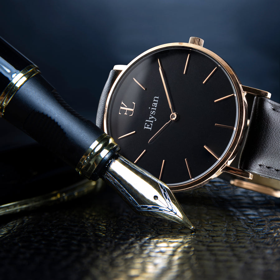 elysian-rose-gouden-dames-horloge-zwart-plaat-zwart-klassiek-leder-horlogeband-ELY01100-extra2