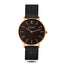elysian-rose-gouden-dames-horloge-zwart-plaat-zwart-mesh-horlogeband-ELY01110-front