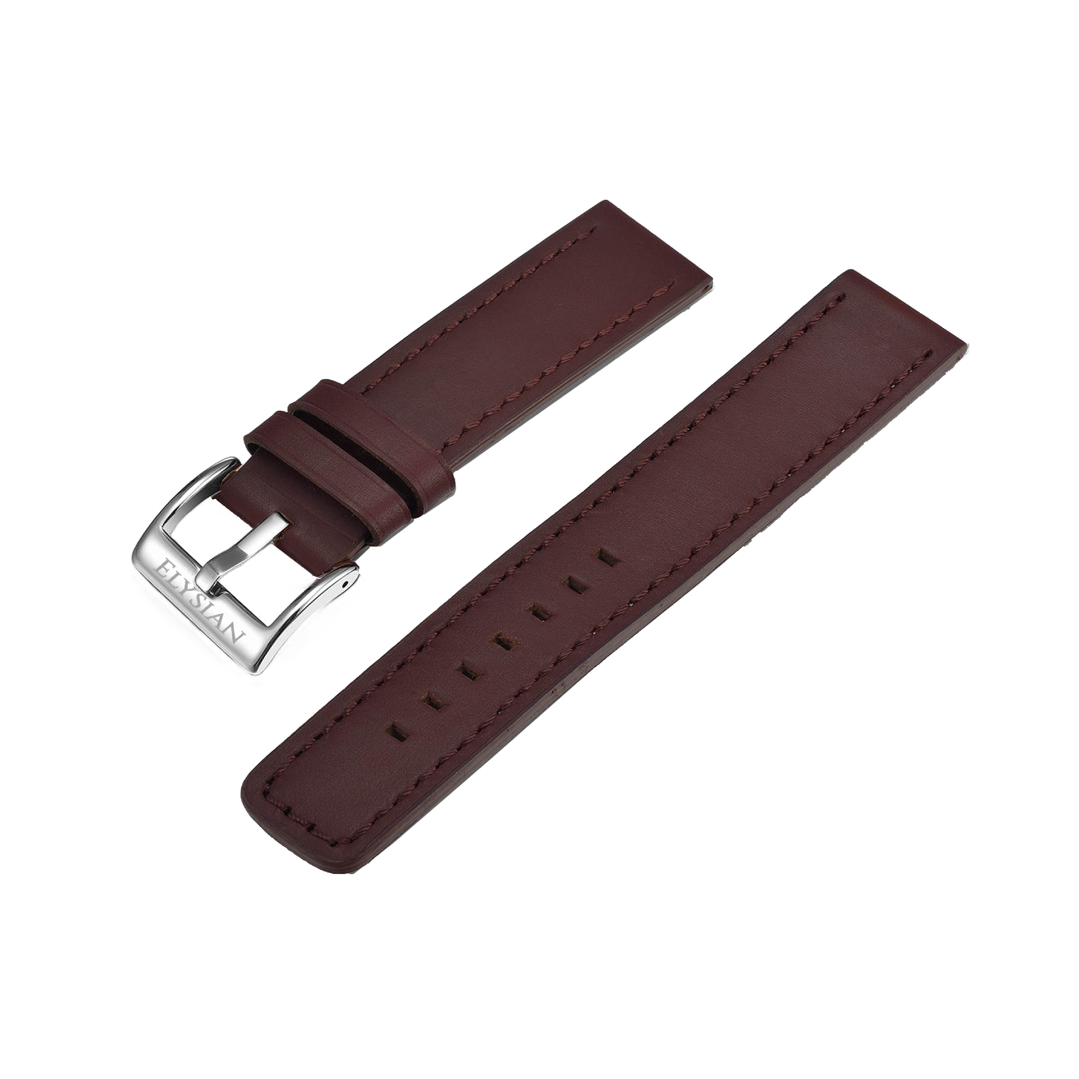 elysian-vintage-leder-heren-horlogeband-donkerbruin-ELYSM0319-front