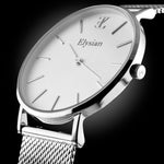 elysian-zilveren-dames-horloge-wit-plaat-zilver-mesh-horlogeband-ELY02220-second