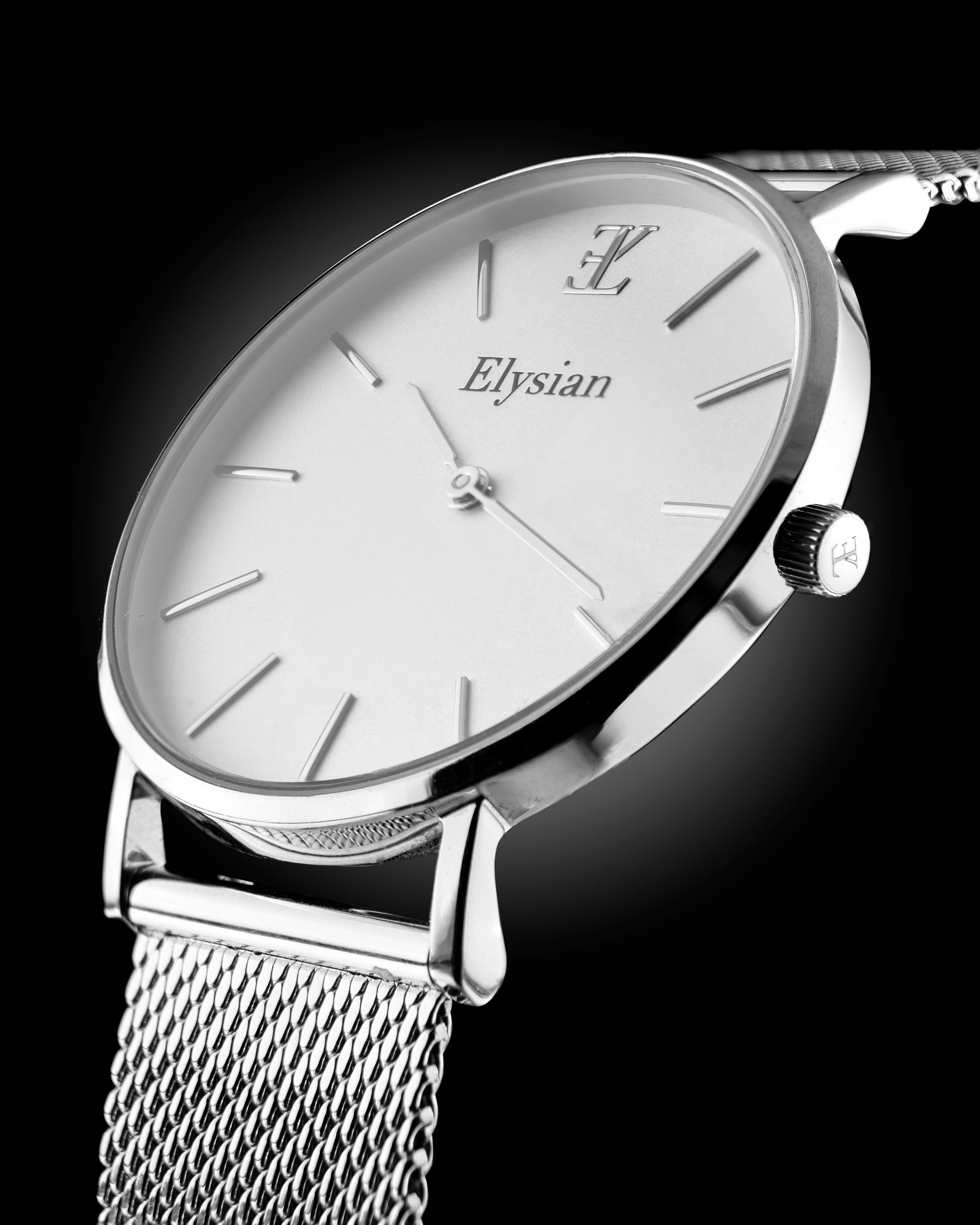 elysian-zilveren-dames-horloge-wit-plaat-zilver-mesh-horlogeband-ELY02220-second