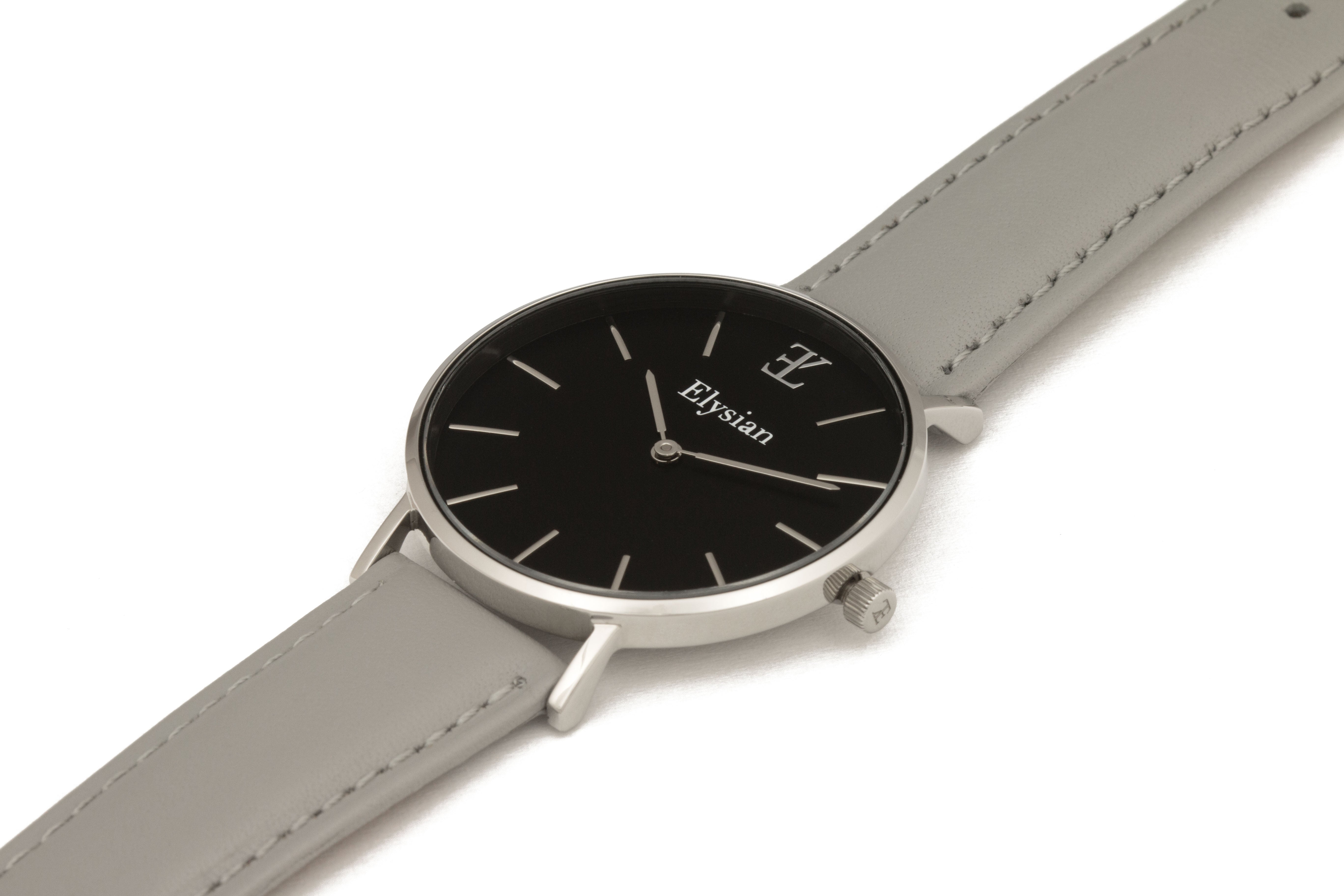 elysian-zilveren-dames-horloge-zwart-plaat-grijs-klassiek-leder-horlogeband-ELY02120-extra1