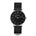 elysian-zilveren-dames-horloge-zwart-plaat-zwart-mesh-horlogeband-ELY02110-front