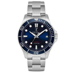 elysian-zilveren-heren-horloge-42mm-blauw-plaat-zilver-schakelband-horlogeband-ELYWM11041-front
