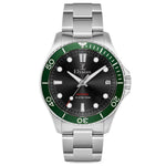 elysian-zilveren-heren-horloge-42mm-zwart-plaat-zilver-schakelband-horlogeband-ELYWM11141-front