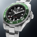 elysian-zilveren-heren-horloge-42mm-zwart-plaat-zilver-schakelband-horlogeband-ELYWM11141-macro