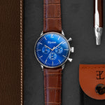elysian-zilveren-heren-horloge-blauw-plaat-bruin-croco-horlogeband-extra1