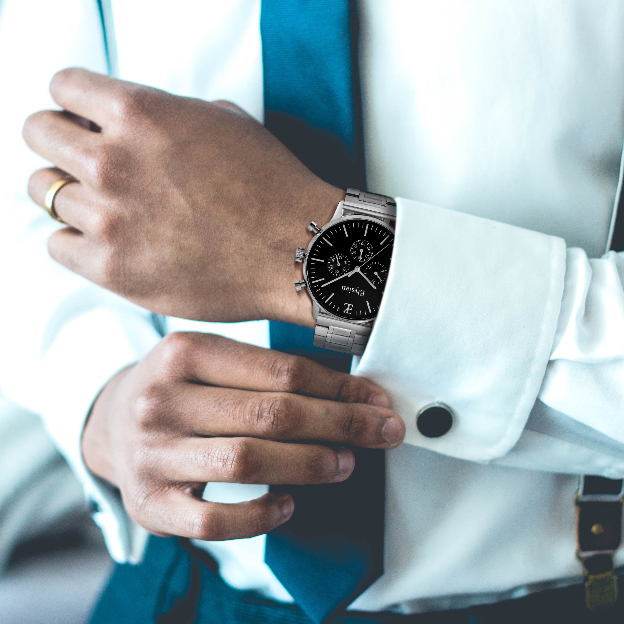 elysian-zilveren-heren-horloge-zwart-plaat-zilver-schakelband-horlogeband-ELYWM01141-model