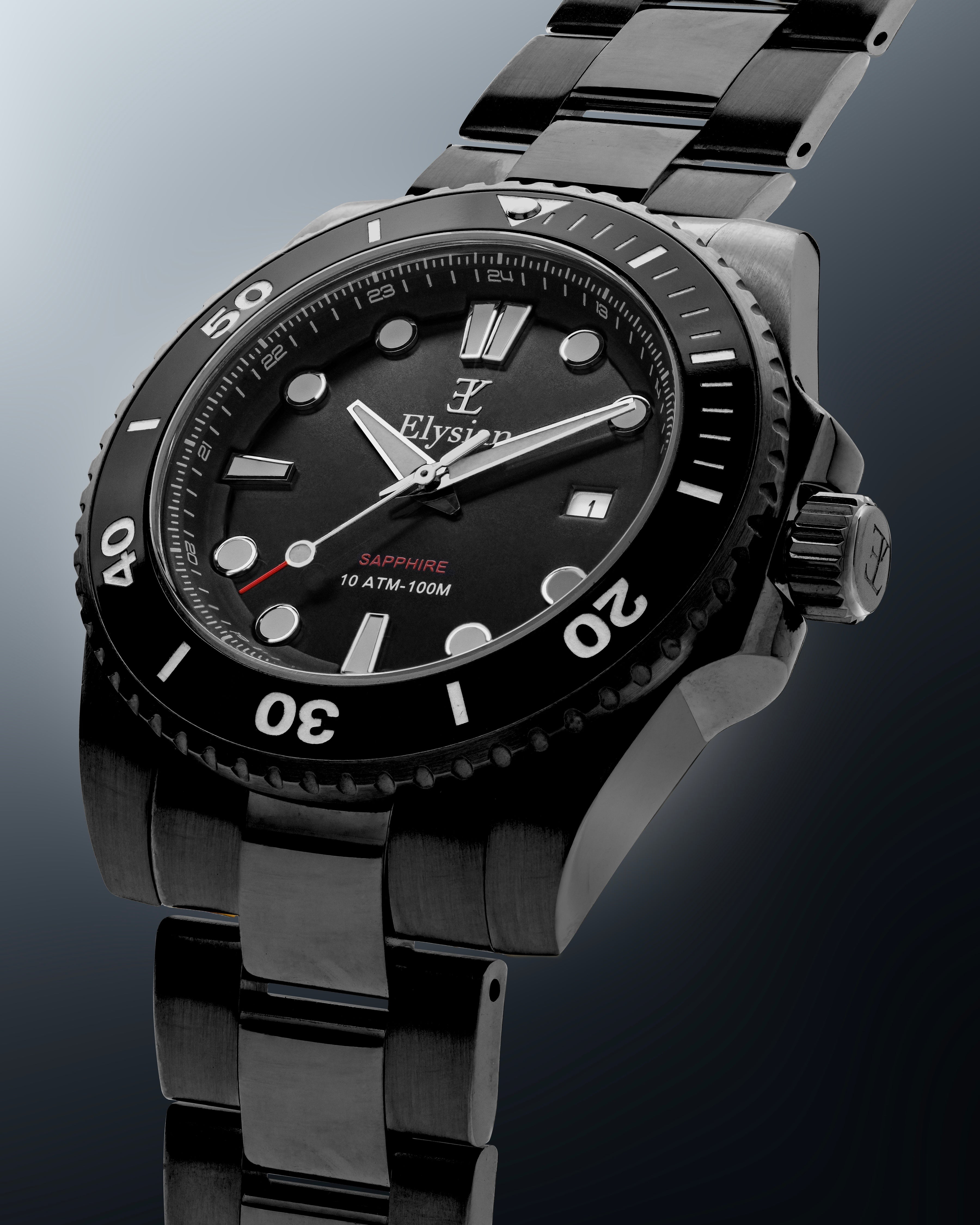 elysian-zwarte-heren-horloge-42mm-zwart-plaat-zwart-schakelband-horlogeband-ELYWM12140-macro