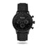 elysian-zwarte-heren-horloge-zwart-plaat-zwart-croco-horlogeband-front