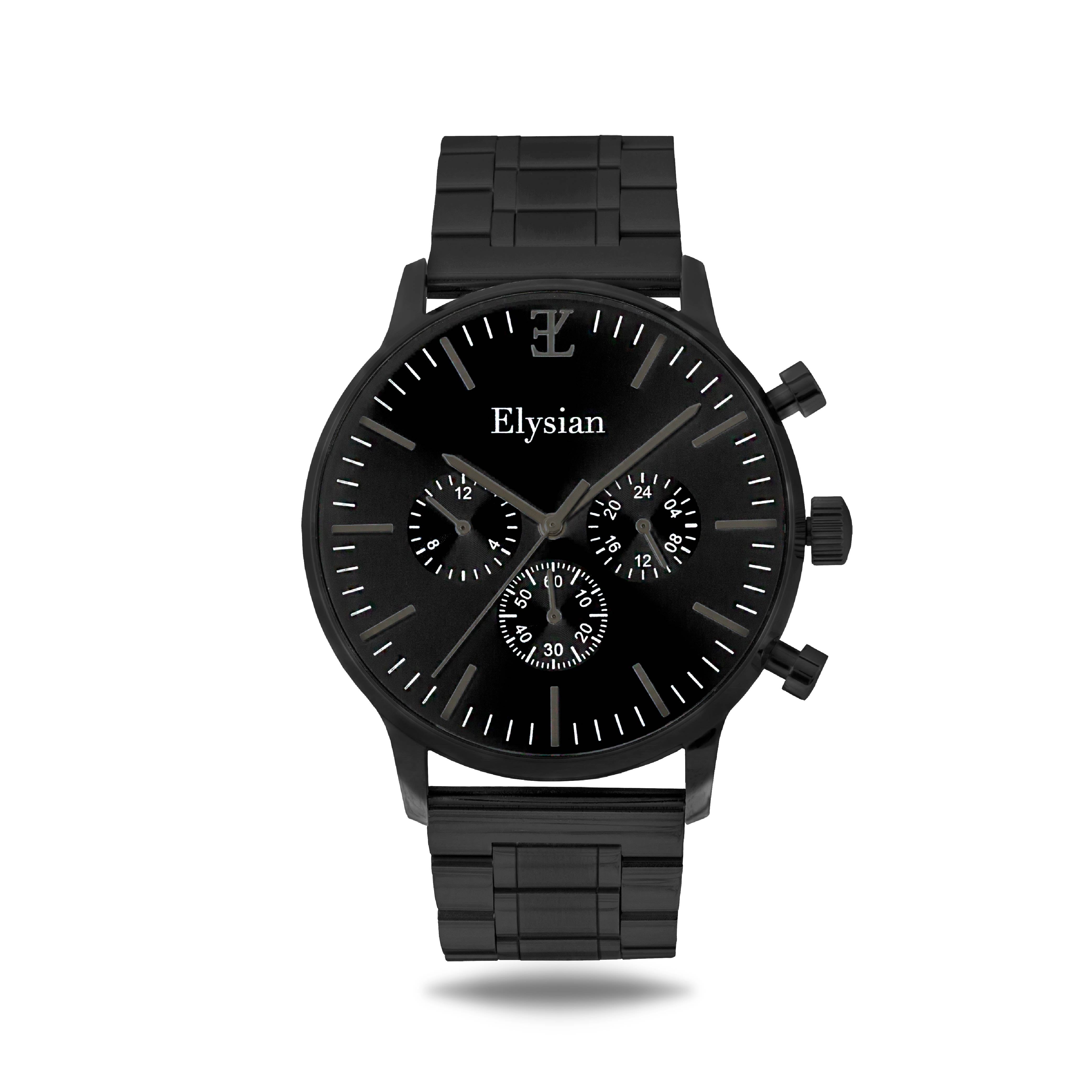 elysian-zwarte-heren-horloge-zwart-plaat-zwart-schakelband-horlogeband-ELYWM02140-front