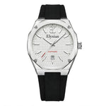 Elysian Octa White - Black Rubber, vooraanzicht op witte achtergrond