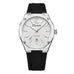 Elysian Octa White - Black Rubber, vooraanzicht op witte achtergrond