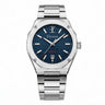 Elysian Octa Blue - Silver Link, vooraanzicht op witte achtergrond