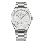 Elysian Octa White - Silver Link, vooraanzicht op witte achtergrond