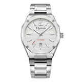 Elysian Octa White - Silver Link, vooraanzicht op witte achtergrond