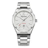 Elysian Octa White - Silver Link, vooraanzicht op witte achtergrond